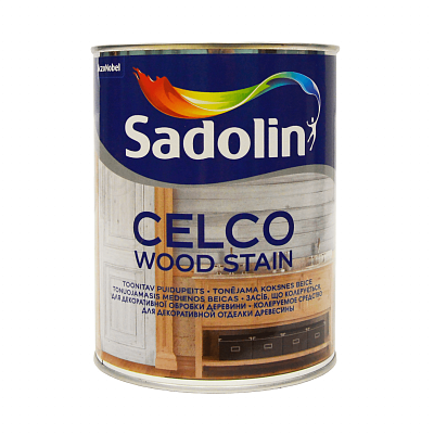 Морилка для дерева Sadolin Celco Wood Stain, 1 л, колорирование фото