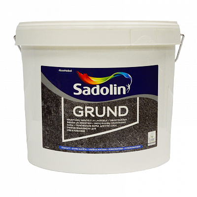 Грунтувальна фарба на водній основі Садолін Грунд (Sadolin Grund), 2,5 л, білий фото