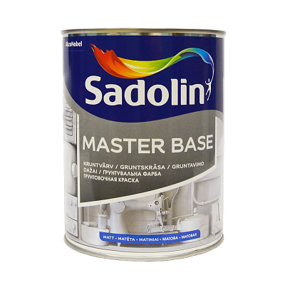 Грунт краска Sadolin MASTER BASE, 1 л, белый фото