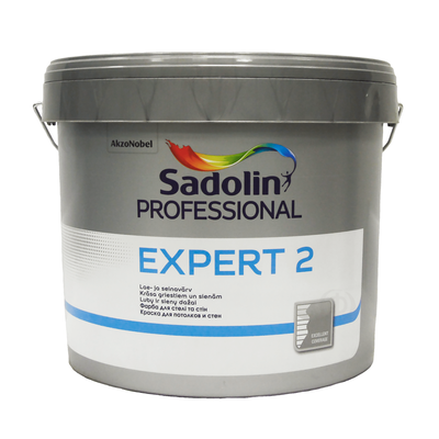 Фарба латексна Sadolin Expert 2, 10 л, білий фото