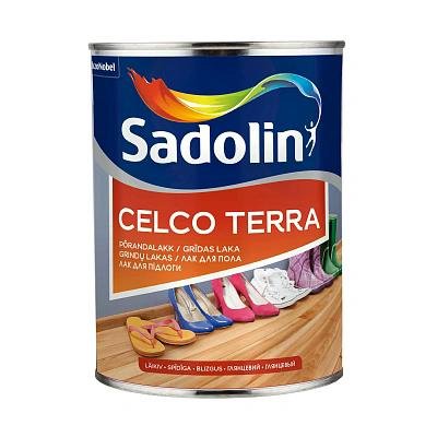 Лак для підлоги Sadolin Celco Terra, 1 л, безбарвний, глянсовий фото