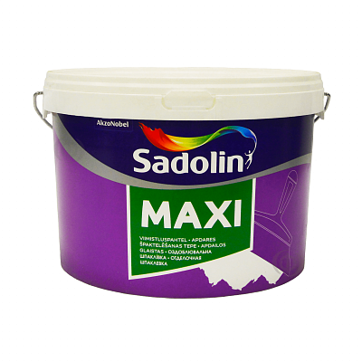 Шпаклівка для стін та стелі Sadolin Maxi Pro, 0,33 л, білий фото