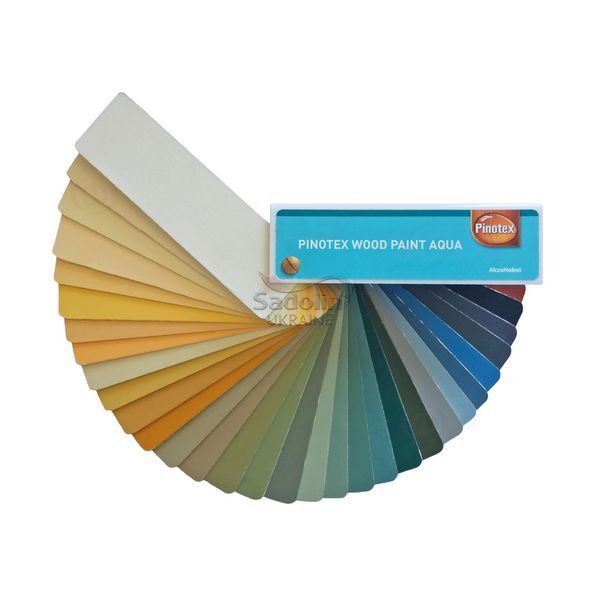Фарба на водяній основі для дерев'яних фасадів Pinotex Wood Paint Aqua, 1 л, білий, матовий фото